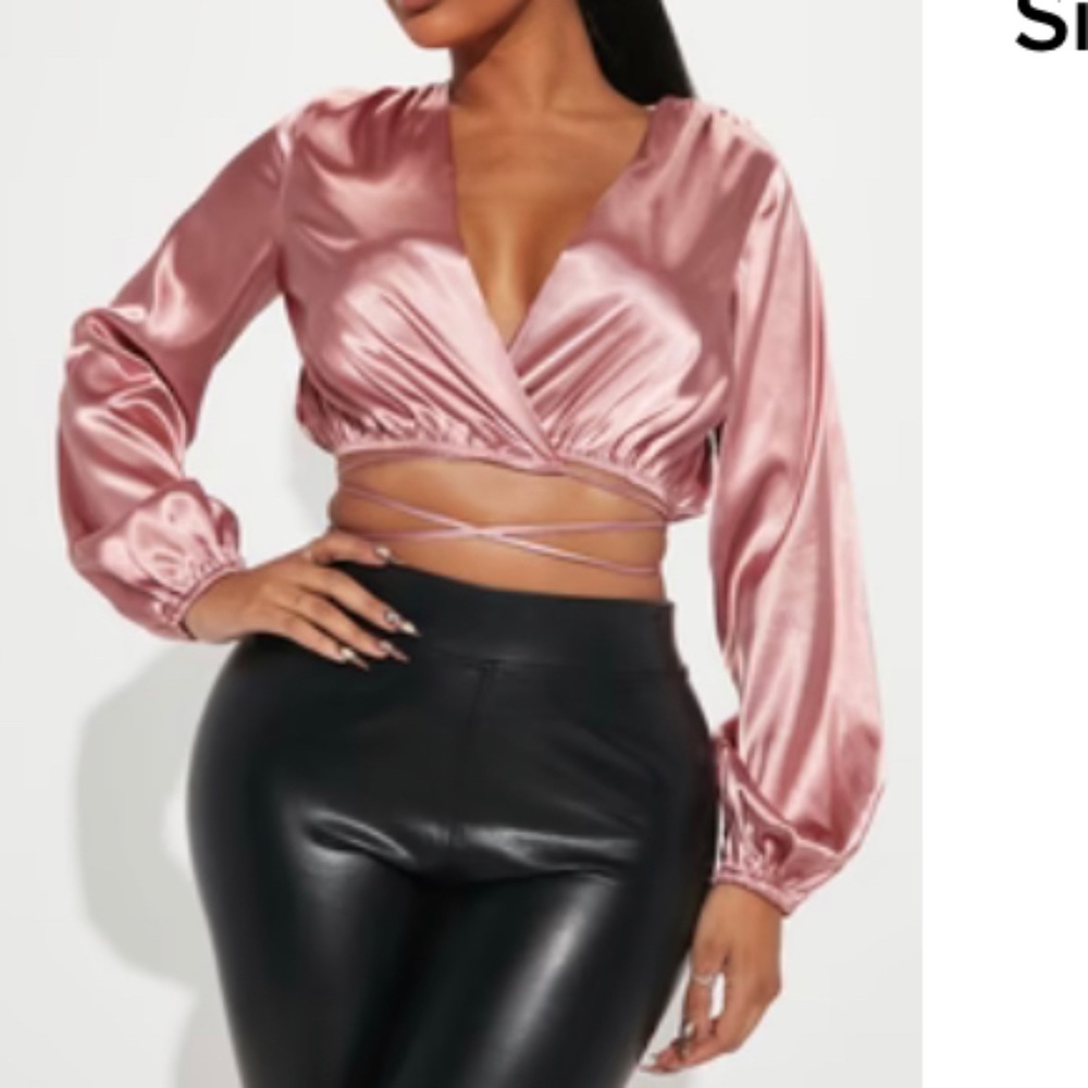 Satin top